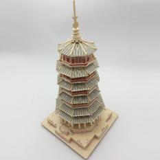Mô hình lắp ráp gỗ 3D (KT-01) Tháp Bảy Tầng