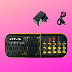 Loa nghe nhạc mini Craven 25A sử dụng liên tục 6-7 tiếng