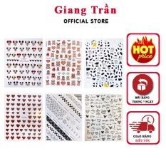 Sticker hình dán móng đẹp 2022 – Tổng hợp các mẫu stick TREND , Giang Trần Nail
