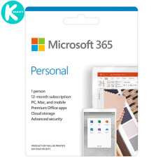 Phần mềm Microsoft 365 Personal English APAC EM Subscr 1YR Medialess P6 (QQ2-00983) – Hàng Chính Hãng