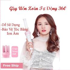 Máy Uốn Tóc Xoăn Xoay Tự Động 360 – Gậy Uốn Xoăn Tóc- Máy Uốn Tóc Đa Năng- Máy Xoăn Sóng Cao Cấp, Lỗi 1 Đổi 1 ,Số Hiệu 00123