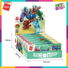 Đồ Chơi Xếp Hình Lego Cho Trẻ Qman 1414- Siêu Robot Khủng Long 456 Miếng Ghép