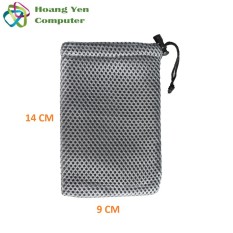 Túi Chống Sốc Pin Dự Phòng 10000mAh Tai Nghe Cáp Sạc – Kích Thước 9cm x 14cm