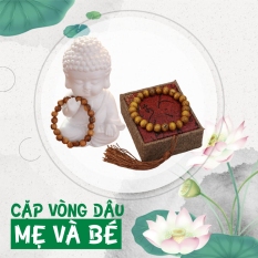 Cặp vòng dâu tằm tâm linh cho Mẹ & Bé – Vật phẩm phong thủy tâm linh Hecavi