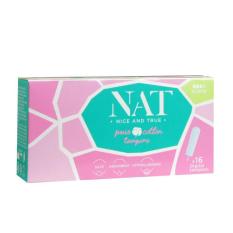 Băng Vệ Sinh NAT- TAMPON Super ( 3 giọt ) ( 16 miếng / Gói ) Dùng cho ngày nhiều – Nhập Khẩu Từ Đức