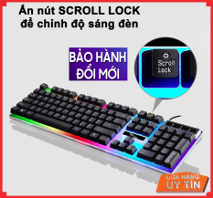 Bộ Bàn Phím Chuột máy tính Gaming LED 7 Màu Chất Lượng BH đổi mới