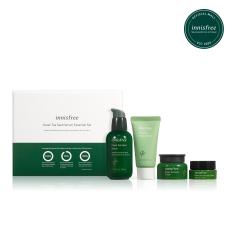 Bộ sản phẩm chăm sóc dưỡng da từ hạt mầm trà xanh Innisfree Green Tea Seed Serum Essential Set