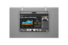 Màn hình LG QHD Libero 27 inch với webcam Full HD, chân đế linh hoạt có thể để bàn hoặc treo tường, 27BQ70QC