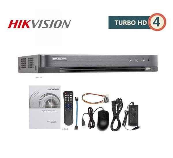 Trọn bộ 4 camera Hikvision 5.0 Megapixel gồm 1 đầu ghi hình 5Mp + 4 cam thân lắp trong nhà,...