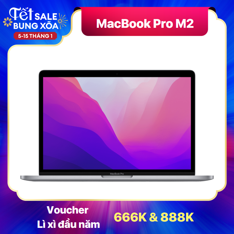 [Sale Tết] MacBook Pro M2 2022 – Hàng Chính Hãng
