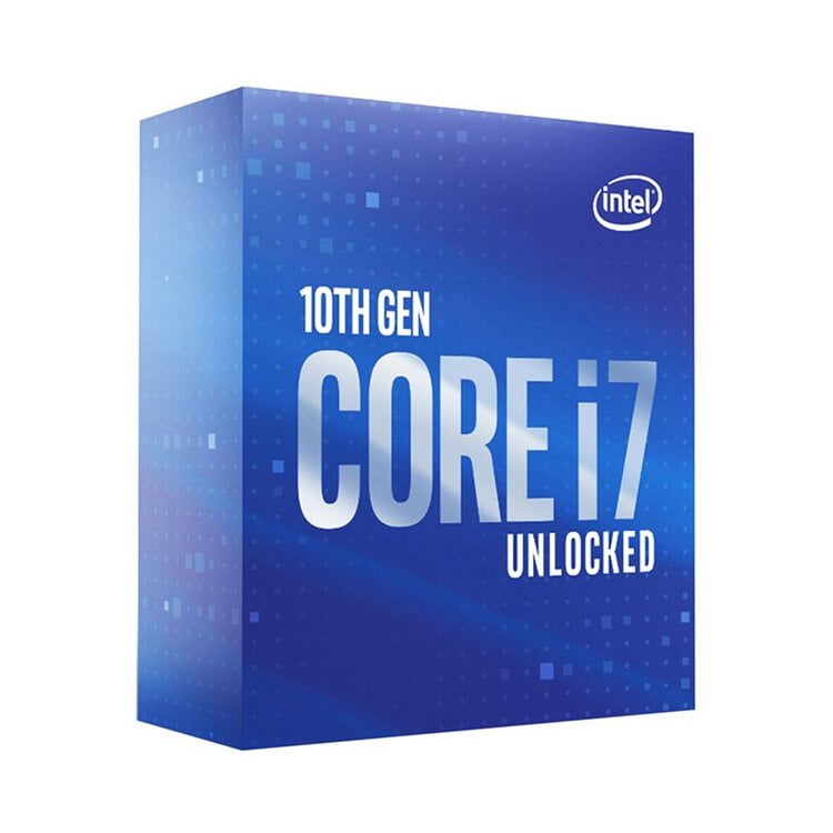 CPU Intel Core i7-10700KF (3.8GHz turbo up to 5.1Ghz, 8 nhân 16 luồng, 16MB Cache, 125W) - Socket Intel LGA...
