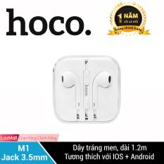 Tai nghe nhét tai HOCO M1 cho iPhone/iPad đàm thoại, super bass, Jack 3.5 cho các dòng điện thoại