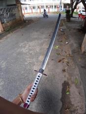 Đạo cụ hóa trang gỗ Giyuu Thủy Trụ – tặng đế kiếm – Kimetsu No Yaiba – Baystore