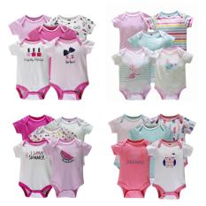 Set 5 Bodysuit Cộc Tay Beliti Đẹp Cho Bé gái (Các Mẫu Giống Hình)