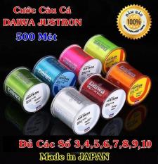 Dây Cước Câu Cá Siêu Bền Daiwa Justron Dài 500m ( Có Đủ Size ) – Dây Cước Câu Cá Nhật Bản