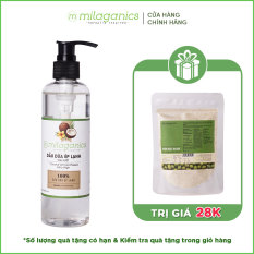 Dầu dừa ép lạnh tinh khiết 3 dưỡng da – tóc môi MILAGANICS 250ml