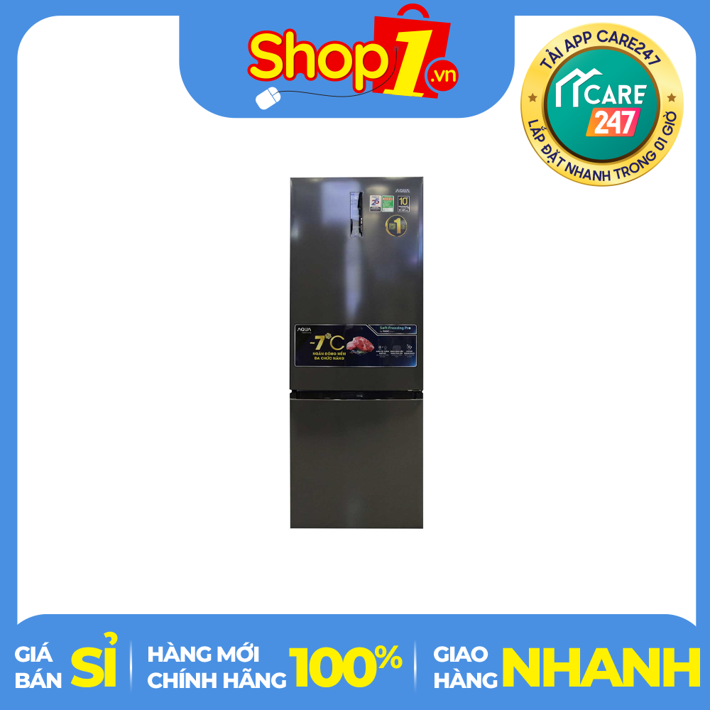 [Giao Hà Nội] Tủ Lạnh Aqua Inverter 317 Lít AQR-B339MA (HB)