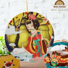 Lồng Đèn Trung Thu Gỗ Đèn Led Chất Liệu Gỗ Hàng Handemade Xinh Xắn Món Quà Cho Bé Phá Cỗ Trung Thu