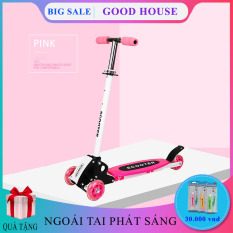Xe trượt Scooter cao cấp bằng kim loại phù hợp với các bé từ 3-8 tuổi,Xe trượt Scooter 3 bánh thể thao- xe trượt cho bé có thể gấp gọn