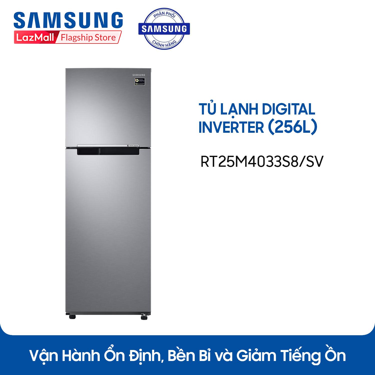 Tủ lạnh Digital Inverter Samsung RT25M4033S8/SV (256L)