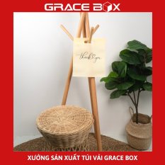 “Giá Rẻ Nhất” Túi Vải Không Dệt Thank You Ép Biên Quai Hột Xoài Tiện Ích (Màu Kem) – Siêu Thị Bao Bì Grace Box