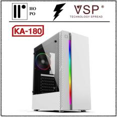 Vỏ Máy Tính, Case Máy Tính KA-180 Đen – Kính Cường lực – Giá tốt