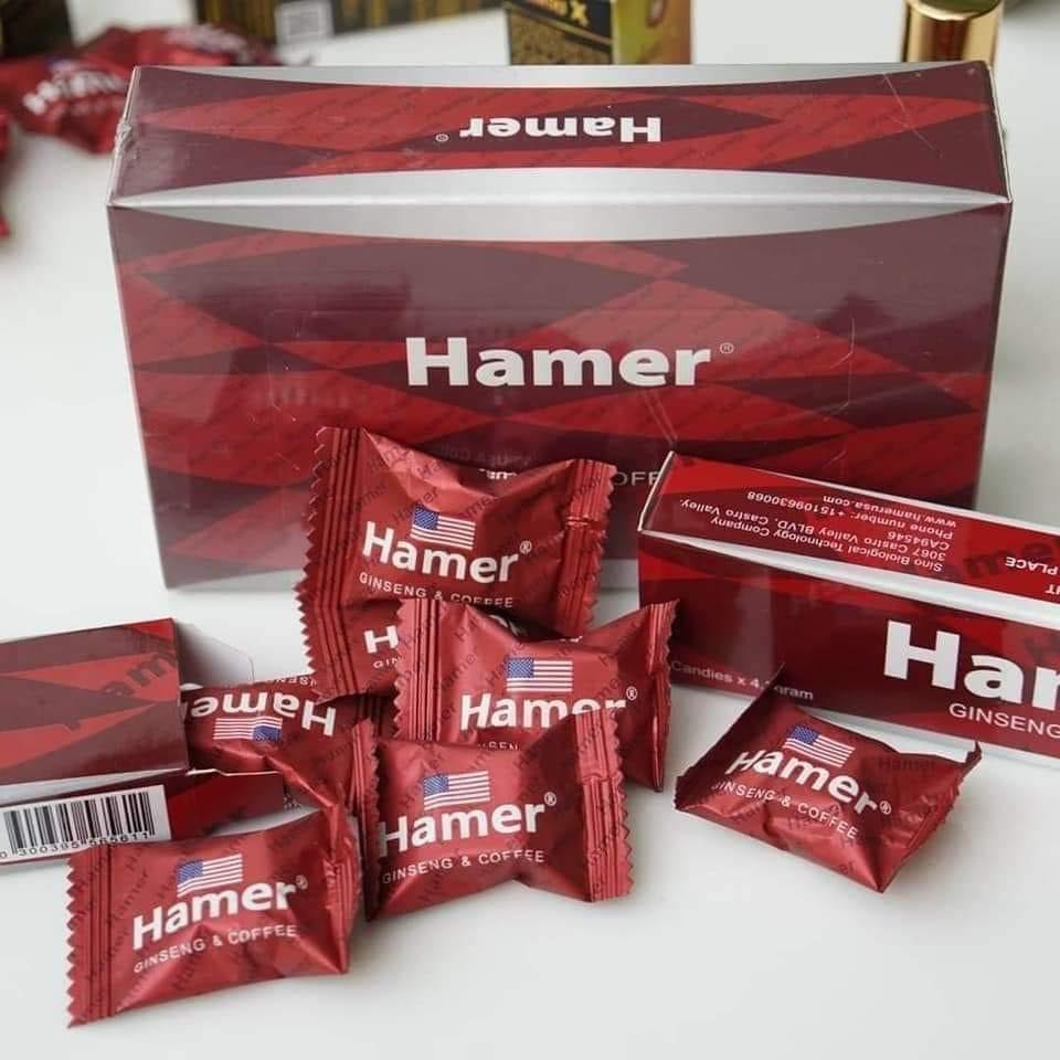 1 VIÊN Kẹo ngậm sâm Hamerr Mỹ chính hãng giúp hỗ trợ sức khỏe phái nam, kéo dài quan hệ,tang...