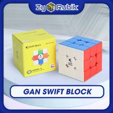 Rubik 3×3 GAN Swift Block Magnet Stickerless Có Nam Châm – Rubik GAN 355S Giá Rẻ Nam Châm 3X3 GAN SWIFT BLOCK – ZyO Rubik