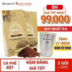 Cà phê bột Light coffee Đặc biệt 1KG , đậm , đắng , mạnh, cà phê 100% nguyên chất không tẩm ướp, không pha trộn tạp chất , giá rẻ