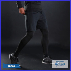 Combo 2 in 1 quần đùi và quần legging nam Pro combat T-Rex Shop SP005 (Men Pants, legging pant,đồ tập quần áo gym, mẫu short ngắn,thể hình,tạ Fitness)