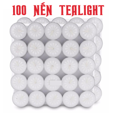 Hộp 100v Cháy đến 4h Nến Tealight ko mùi ko khói – Nến xông tinh dầu spa – Nến thả hoa đăng – Nến khử mùi – Nến hâm nóng trà – Nến cúng sao