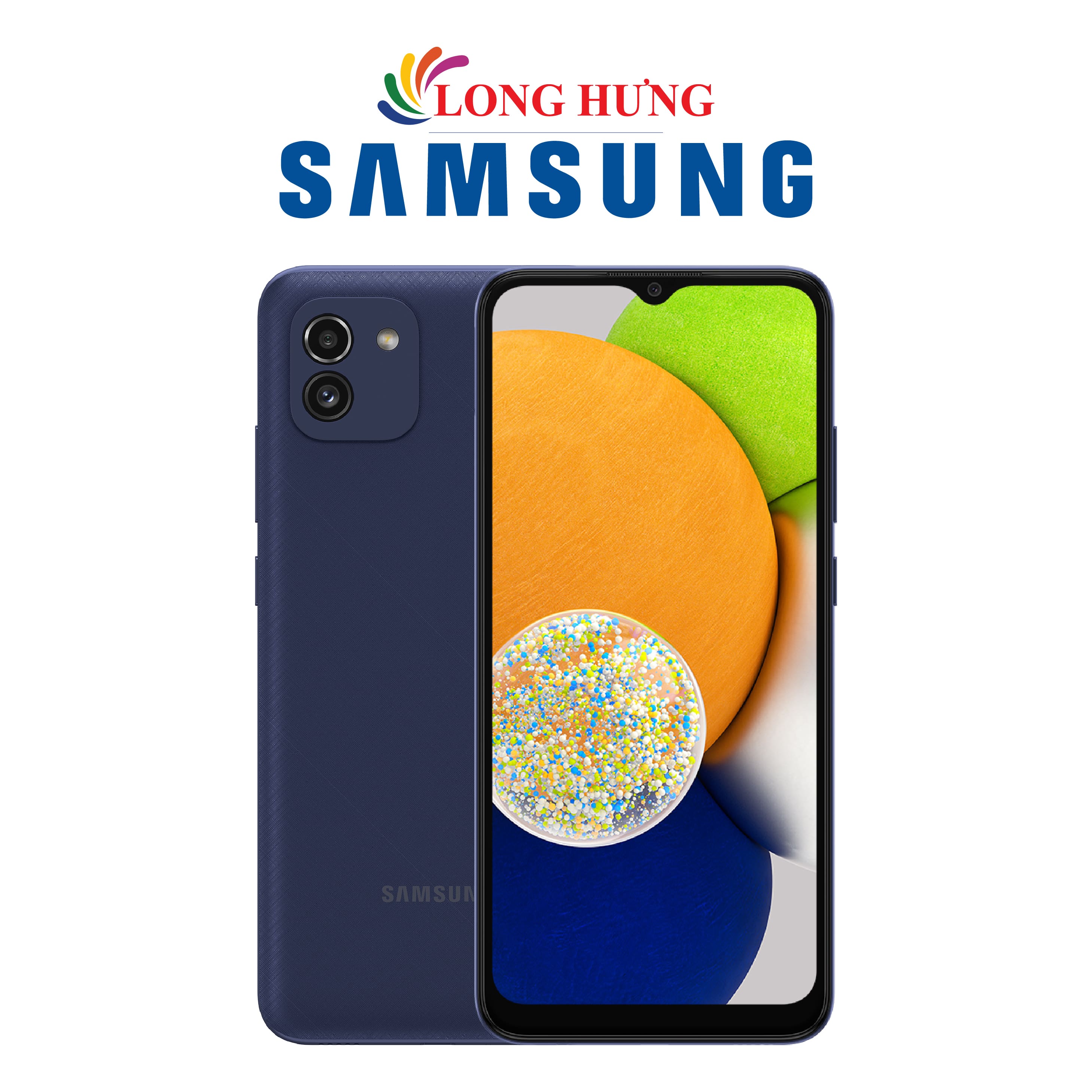 Điện thoại Samsung Galaxy A03 (3GB/32GB) - Hàng chính hãng - Màn hình LCD sắc nét, dung lượng pin lớn,...