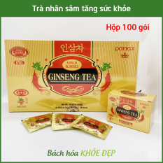Trà nhân sâm Gold Kaoli Ginseng Tea Hộp 100 gói tăng cường sức khỏe – Nguyên liệu nhập khẩu Hàn Quốc
