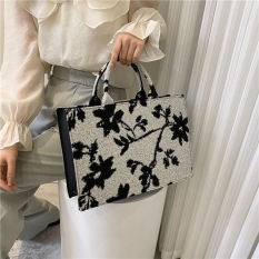 French Small Female 2022 New Tide Of Fashion Design Bag Painting Senior Sense Handbag Tote Bags Female Temperament