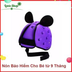 Nón bảo hiểm cho bé màu xanh