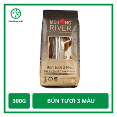 Bún Tươi 3 Màu – 300g – Mekong River Foods – Foodmap