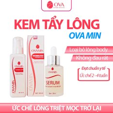 Kem tẩy lông OvaMin – triệt lông chân, tay, bikini, vùng kín, an toàn và không gây kích ứng da, 100ml