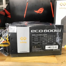 Infinity ECO 600W 80Plus Single Rail – True Power