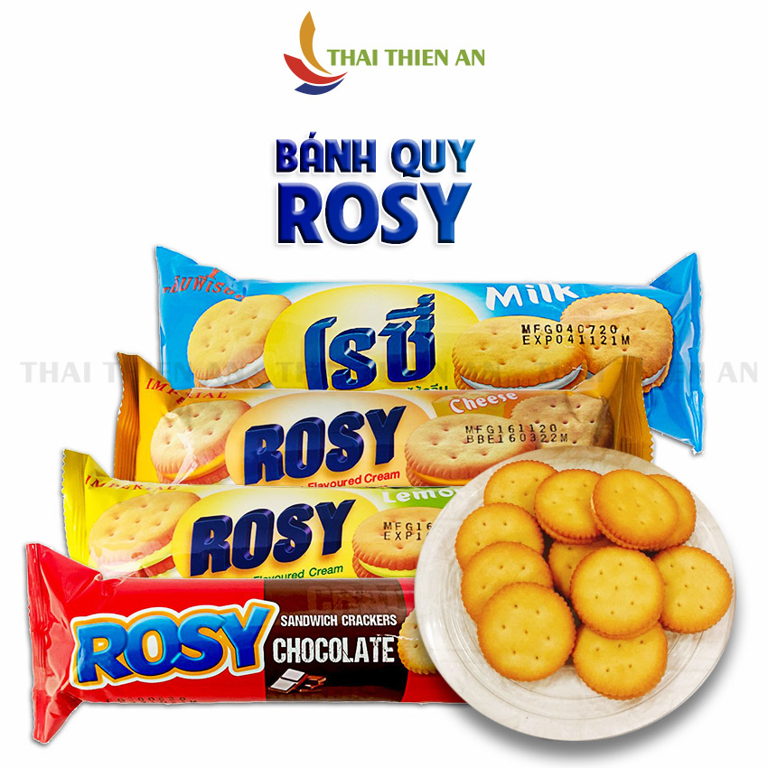 [Ăn Là Nghiền]Bánh Quy Rosy 100gr Chanh NK Thái Lan Từ Hàng Nhập Khẩu HCM