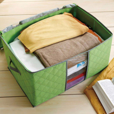 sET 3 túi vải đựng chăn mền gối, quần áo cỡ lớn tiện dụng-Màu ngẫu nhiên