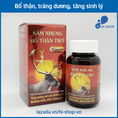 Viên uống Sâm Nhung Bổ Thận TW1 tăng cường sinh lý nam, bổ thận, tráng dương – Hộp 30 viên