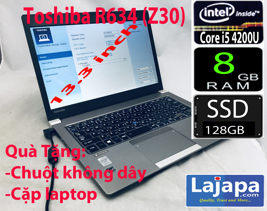 [Xả Kho 3 Ngày ] Toshiba Dynabook R634 (Portege Z30) Máy tính xách tay nhật bản Laptop Nhat Ban LAJAPA...