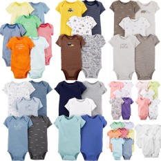 Set 10 bodysuit tay ngắn cho bé trai và gái