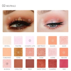 18 Colors/Box Shimmer Eye Shadow Palette Pearlized Color Eye Makeup Beauty Cosmetic (#2) - intl tốt nhất