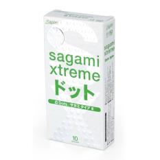 Bảng Giá Bao cao su có gân và gai siêu mỏng Sagami Extreme White 10 bao  