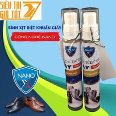 Mẫu sản phẩm Bình Xịt Diệt Khuẩn Khử Mùi Giày Nano – X 24/24 ( Hương Quế)