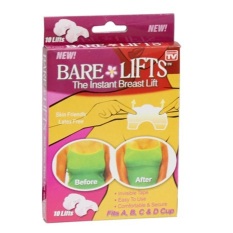 Bộ 10 miếng dán nâng ngực Bare Lifts (Trong suốt)(SKU-044)