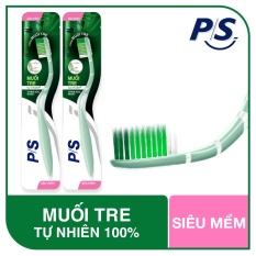 Bộ 2 bàn chải đánh răng P/S Muối tre