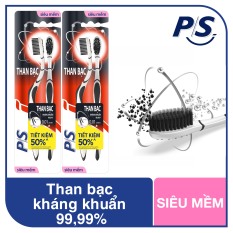 Bộ 2 bàn chải đánh răng P/S Than hoạt tính cặp đôi