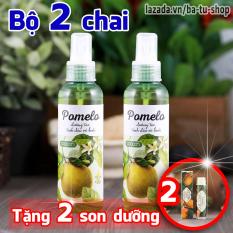 Mẫu sản phẩm Bộ 2 Chai Xịt Tinh Dầu Bưởi Pomelo Ngăn rụng tóc giúp tóc dài và dày hơn 130ml
